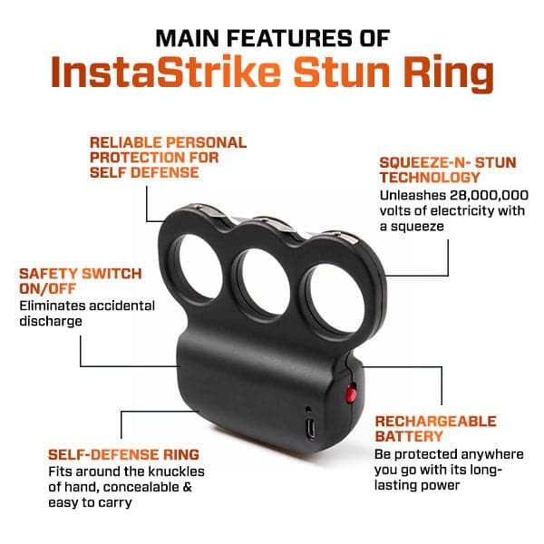 InstaStrike X-treme 29,000,000 Knuckle Stun Ring