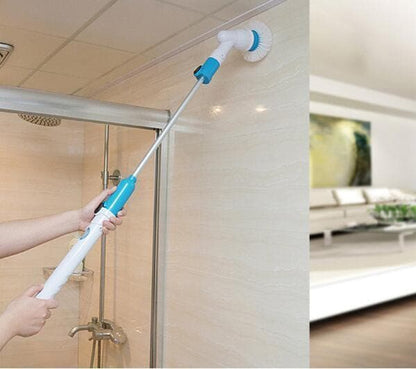 Electric Power Cleaning Scrubber With Extension Handle