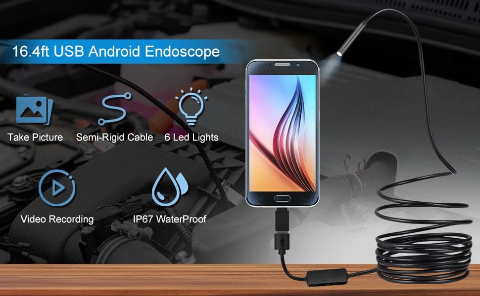 USB Endoscope Waterproof Inspection Camera