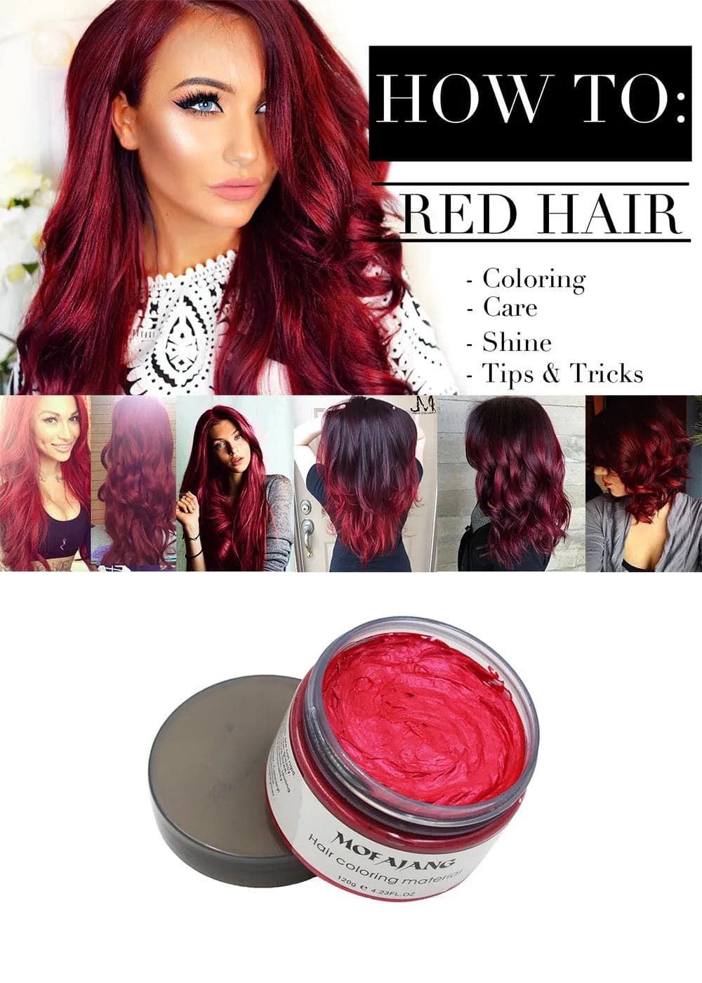 2 in 1 Stylish And Temporary Color Hair Wax