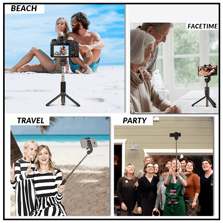4 in 1 Extendable Bluetooth Selfie Stick