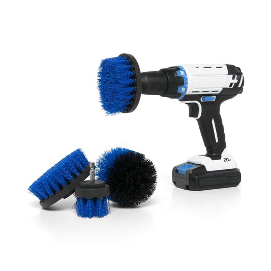 3-Piece Drill Brush Attachment Set