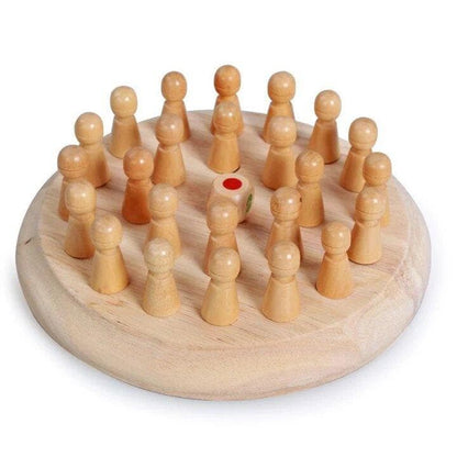 Wooden Memory Match Stick Game