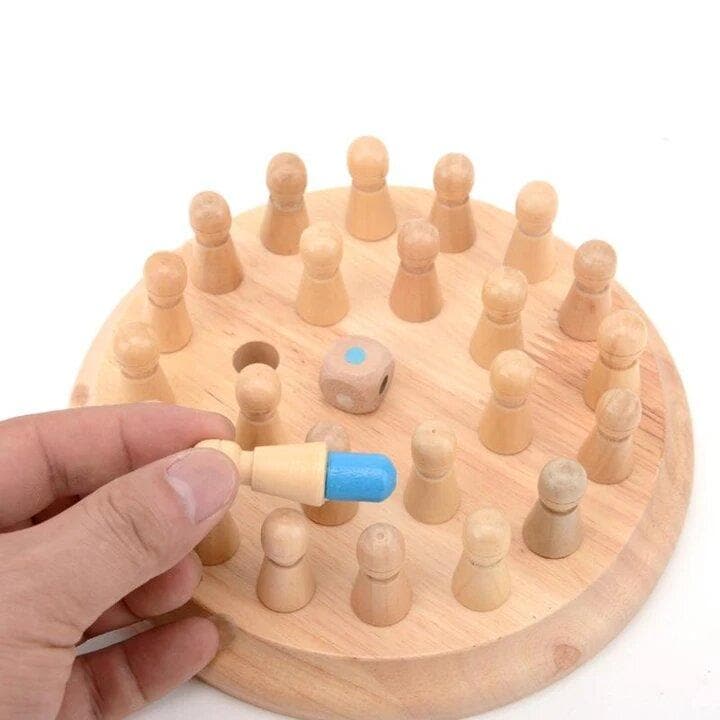 Wooden Memory Match Stick Game