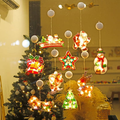 Christmas Window Hanging Lights