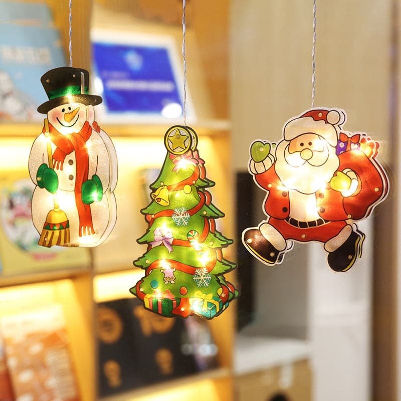 Christmas Window Hanging Lights