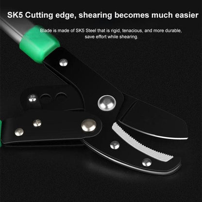 Olecranon Gear type Telescopic Lopping Shears, made by SK5 High Carbon Steel, Germany Technology, Super Smooth Cut Garden Pruner Shear