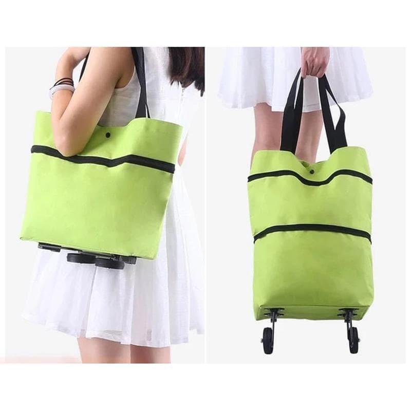 Shopping Bag Folding Green Bag