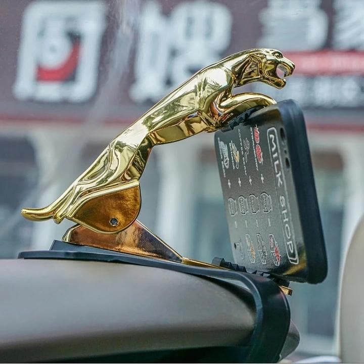 Universal 360° Rotating Car Leopard Phone Clip Holder