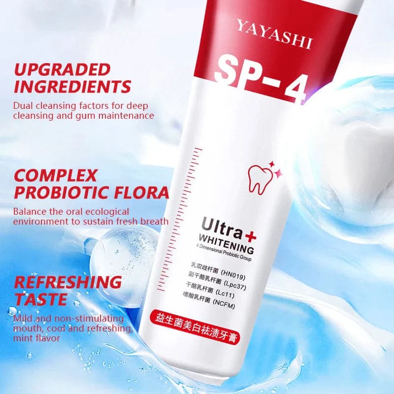 YAYASHI SP-4™ Probiotic Whitening Toothpaste