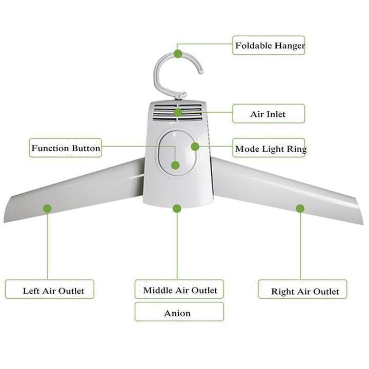 Mini Portable Drying Rack Small Clothes Dryer Dormitory with Small Power for Home Students Low-Folding Dormitory