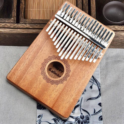 Handmade Kalimba - Premium 17 Key Mahogany Kalimba