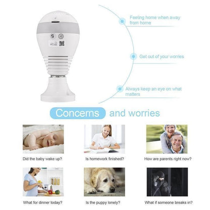 SmartBulb360™ Security Camera