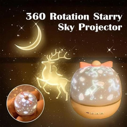 360 Rotation Galaxy Projector