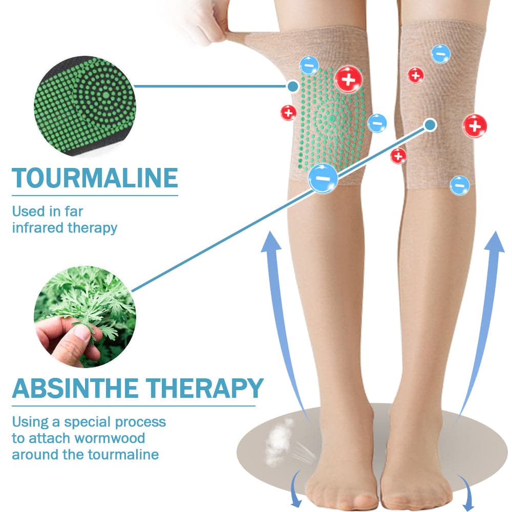 PEARLMOON™ Ionic Correction Lymphatic Detoxification Long Tube Silk Stockings