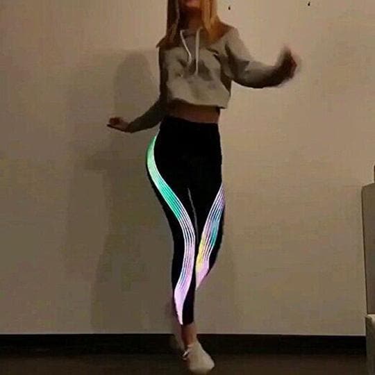 Luma Leggings - Rainbow Reflective Leggings