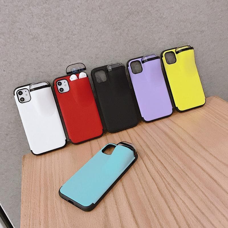 Last 2 Days Promotion - 50% OFF🔥2 in1 AirPods IPhone Case