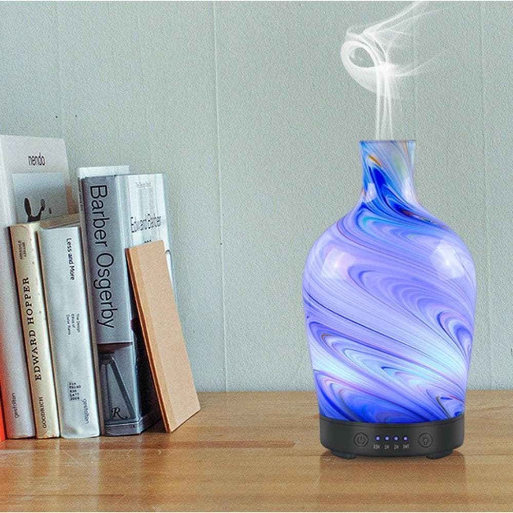 GLASS VASE ULTRASONIC HUMIDIFING ESSENTIAL OIL DIFFUSER
