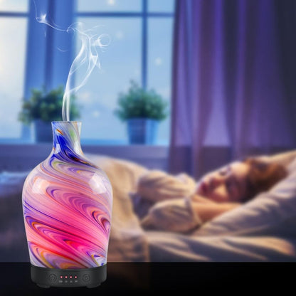 GLASS VASE ULTRASONIC HUMIDIFING ESSENTIAL OIL DIFFUSER