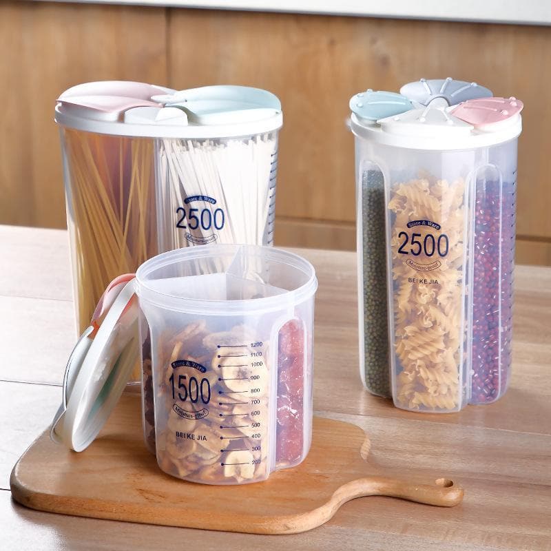 Rotating Food Storage Containers
