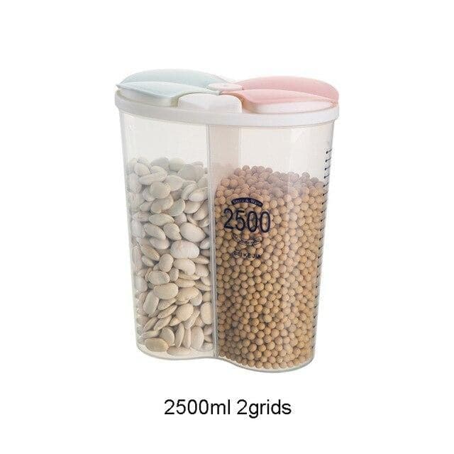 Rotating Food Storage Containers