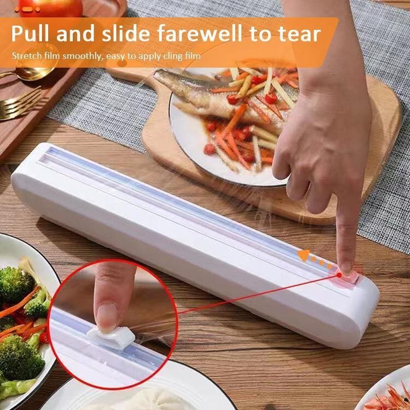 Cling film cutting tool