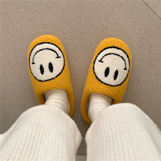 Smiley Face Slippers