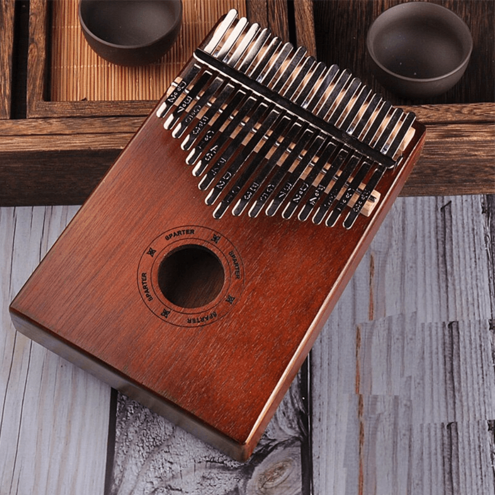 Handmade Kalimba - Premium 17 Key Mahogany Kalimba