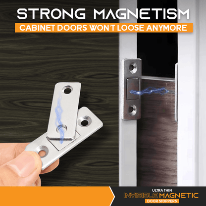 Ultra-thin Invisible Magnetic Door Stoppers